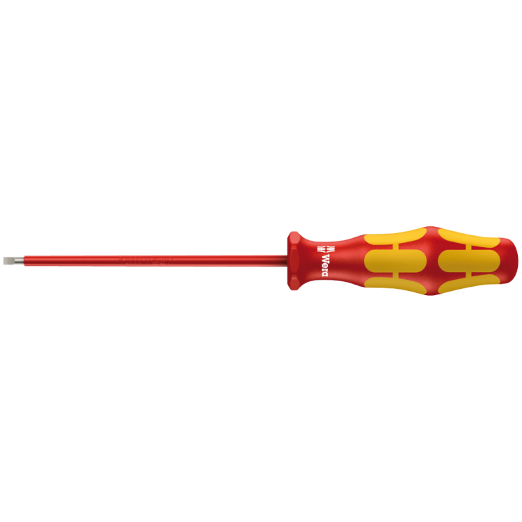 Викрутка ізольована шліцева, Kraftform Plus Wera 160 i, 05006105001, 0.5×3.0×100мм