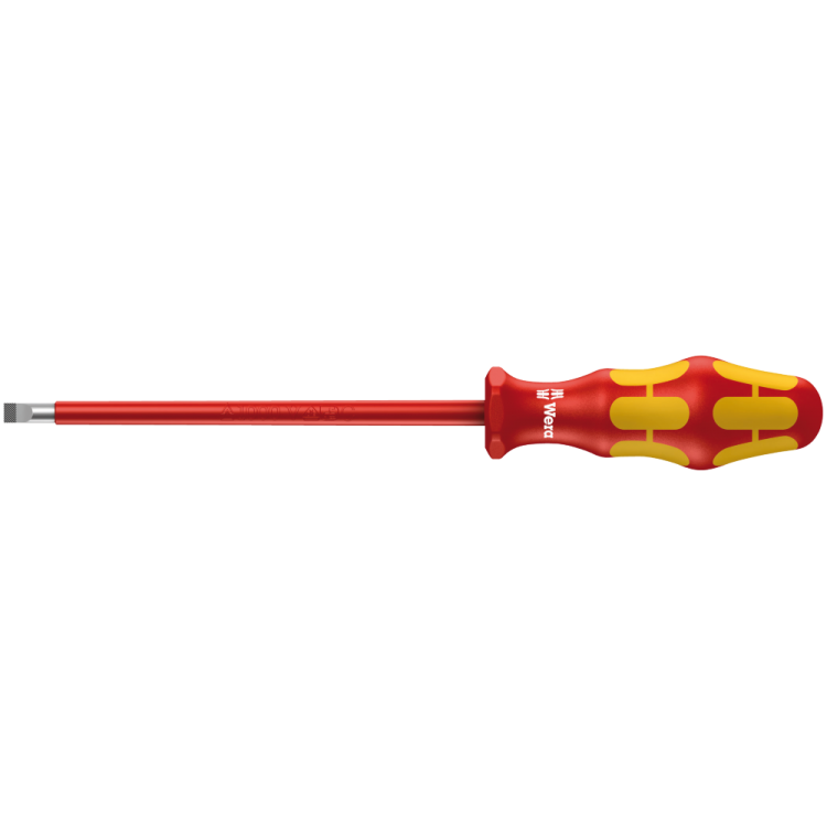 Викрутка ізольована шліцева, Kraftform Plus Wera 160 i , 05006125001, 1.2×6.5×150мм