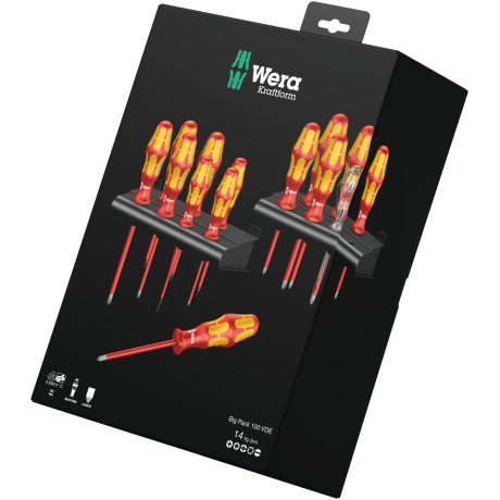 Набір викруток WERA KRAFTFORM BIG PACK 100 VDE, 05105631001