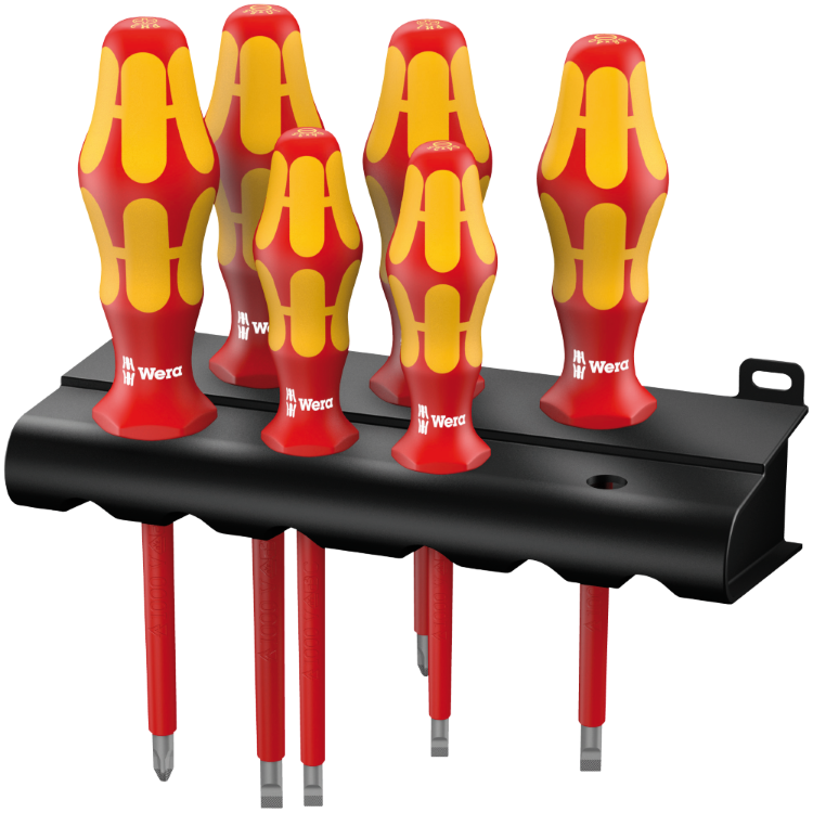 Набір викруток WERA KRAFTFORM PLUS 160 i/6 RACK, 05006145001