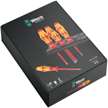 Набір викруток WERA KRAFTFORM PLUS 160 i/6 RACK, 05006145001