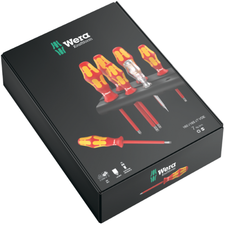Набір викруток WERA KRAFTFORM PLUS 160 i/165 i/7 RACK, 05006148001