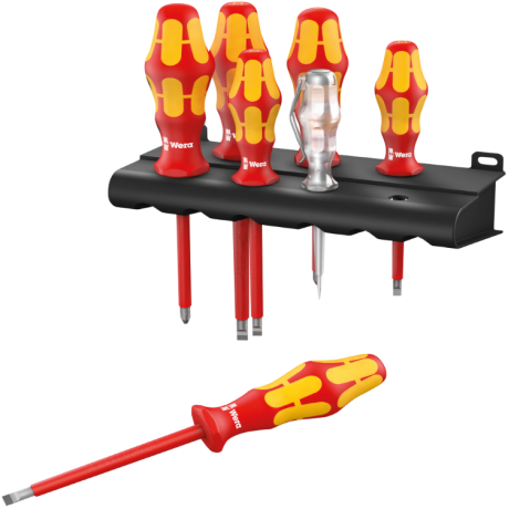 Набір викруток WERA KRAFTFORM PLUS 160 i/7 RACK, 05006147001