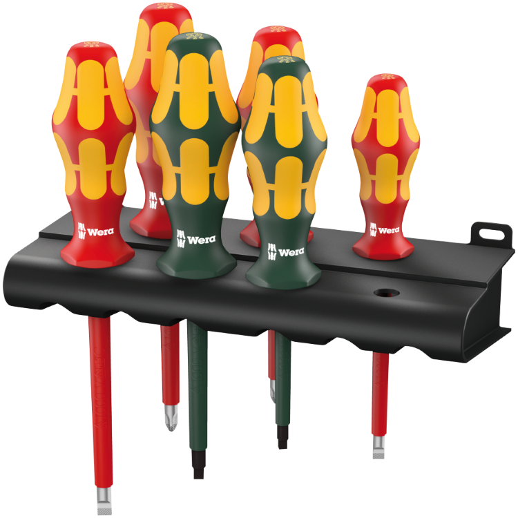 Набір викруток WERA KRAFTFORM PLUS 160 i/168 i/6 RACK, 05347777001
