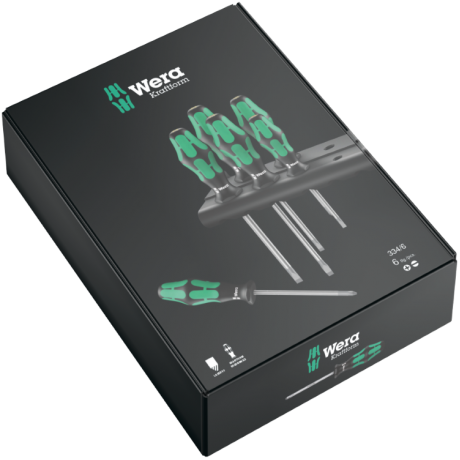 Набір викруток WERA KRAFTFORM PLUS 334/6 RACK, 05105650001