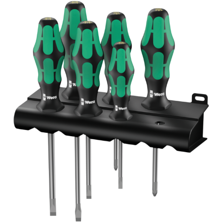 Набір викруток WERA KRAFTFORM PLUS 334/6 RACK, 05105650001