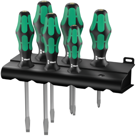 Набір викруток WERA KRAFTFORM PLUS 334/355 SK/6 RACK, 05007681001