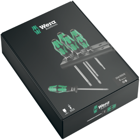 Набір викруток WERA KRAFTFORM PLUS 334/355/6 RACK, 05105656001