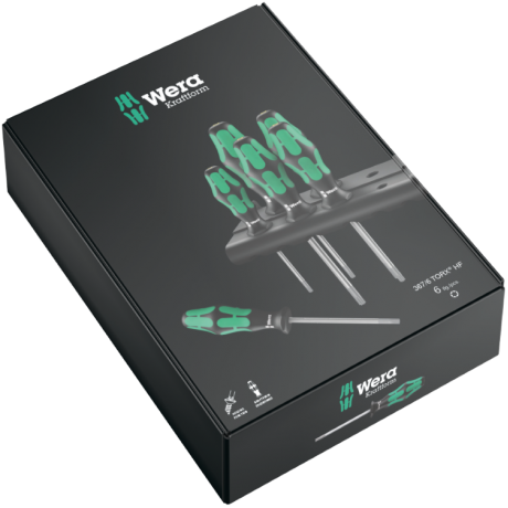 Набір викруток з функцією фіксації WERA KRAFTFORM PLUS 367/6 TORX HF, 05028059001