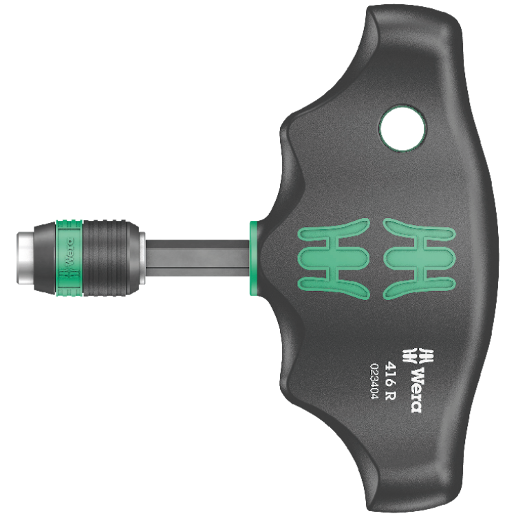 Поперечна ручка-тримач 1/4" WERA 416 R, з патроном Rapidaptor, 05023404001