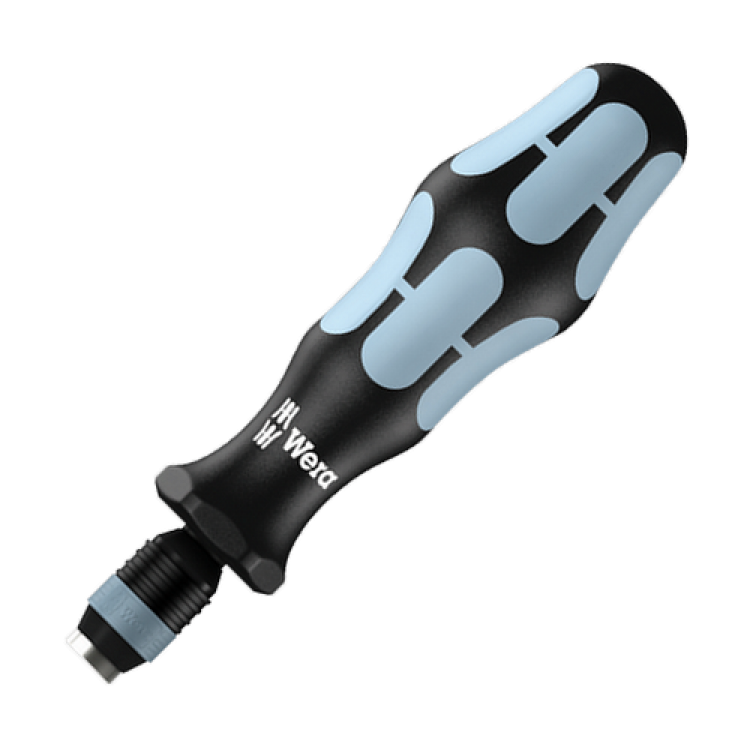 Ручка-тримач насадок Wera 3816 R, з швидкозатискним патроном Rapidaptor, нержавіюча сталь, 05051465001