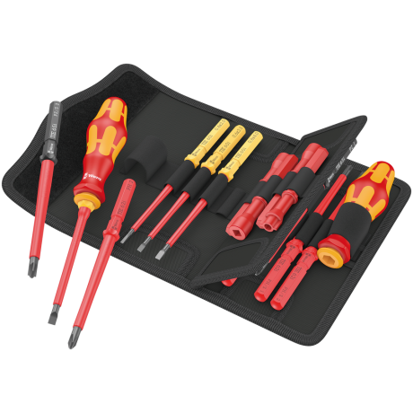 Викрутка зі змінними насадками WERA Kraftform Kompakt VDE 18 Universal 2 TIE, 05006614001