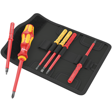 Викрутка зі змінними насадками WERA Kraftform Kompakt VDE 7 Imperial 1 TIE, 05006604001