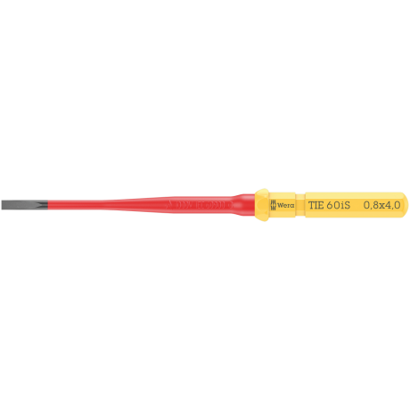 Змінна насадка діелектрична WERA Kraftform Kompakt VDE 60iS TIE Slim шліцева 4.0мм, 05006507001