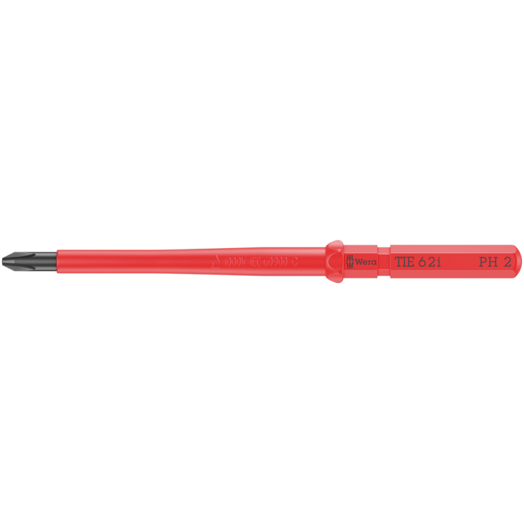 Змінна насадка діелектрична WERA Kraftform Kompakt VDE 62i TIE PH2, 05006511001