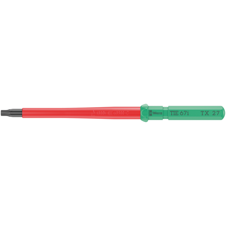 Змінна насадка діелектрична WERA Kraftform Kompakt VDE 67i TIE TORX 27, 05006538001