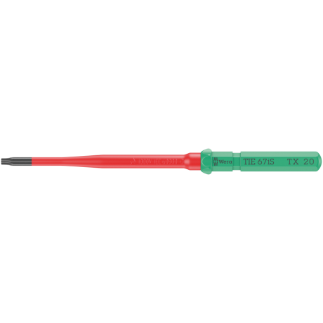 Змінна насадка діелектрична WERA Kraftform Kompakt VDE 67iS TIE Slim TORX 20, 05006541001