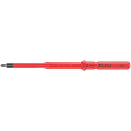 Змінна насадка діелектрична WERA Kraftform Kompakt VDE 68iS TIE Slim квадрат #2, 05006546001