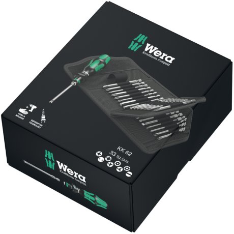 Набір WERA KRAFTFORM KOMPAKT 62, 05059297001