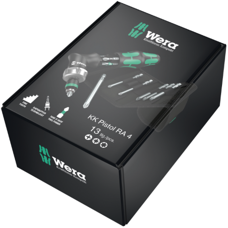 Набір WERA KRAFTFORM KOMPAKT PISTOL RA 4, 05051031001