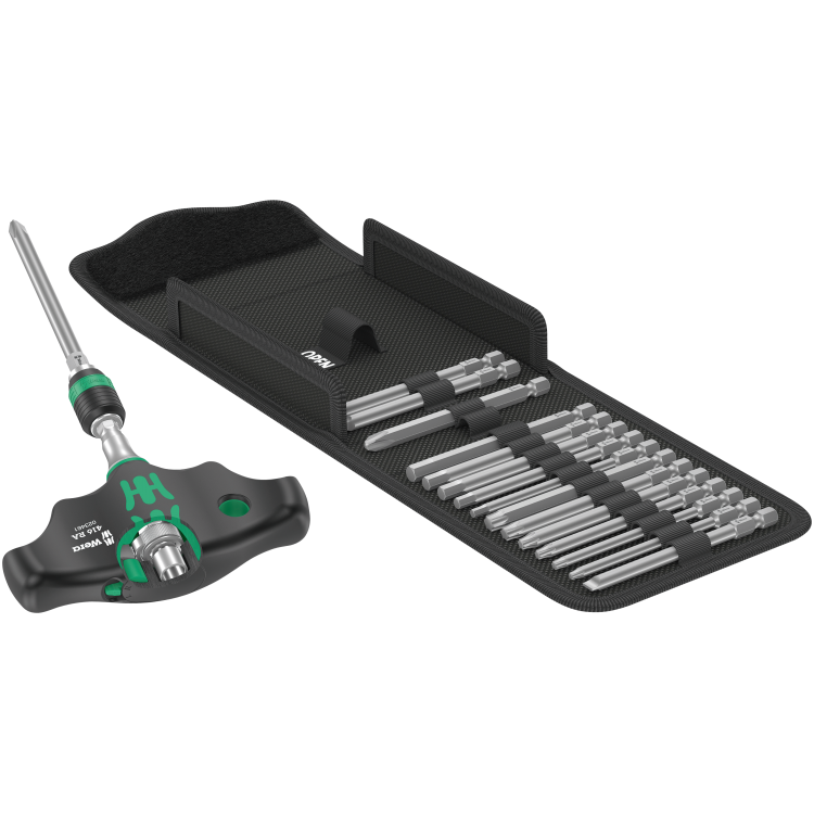 Набір інструментів WERA Kraftform Kompakt 400 RA Imperial Set 1, 05057473001, дюймовий