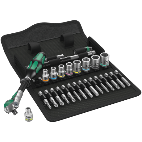 Набір WERA ZYKLOP SPEED 8100 SA 6, привід 1/4", 05004016001, метричний
