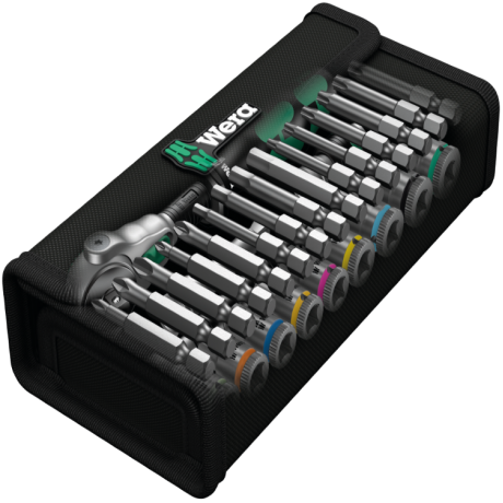 Набір WERA ZYKLOP SPEED 8100 SA 6, привід 1/4", 05004016001, метричний