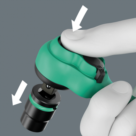 Тріскачка з перемикачем реверсу WERA 8010 A Zyklop Comfort квадрат 1/4, 05005600001