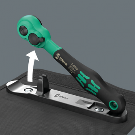 Набір тріскачка з головками WERA 8100 SA 13 Zyklop Comfort, квадрат 1/4, 05004022001