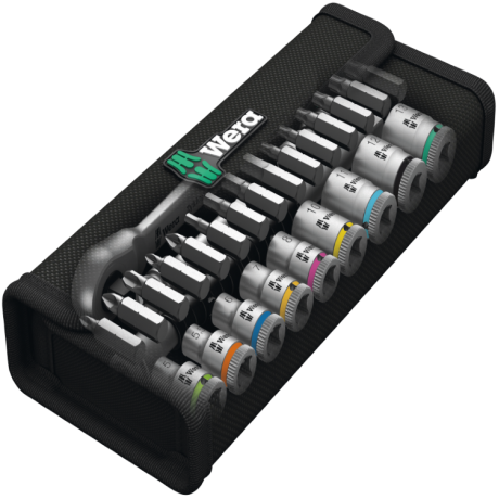 Набір WERA ZYKLOP METAL SWITCH 8100 SA 8, привід 1/4", 05004018001, метричний