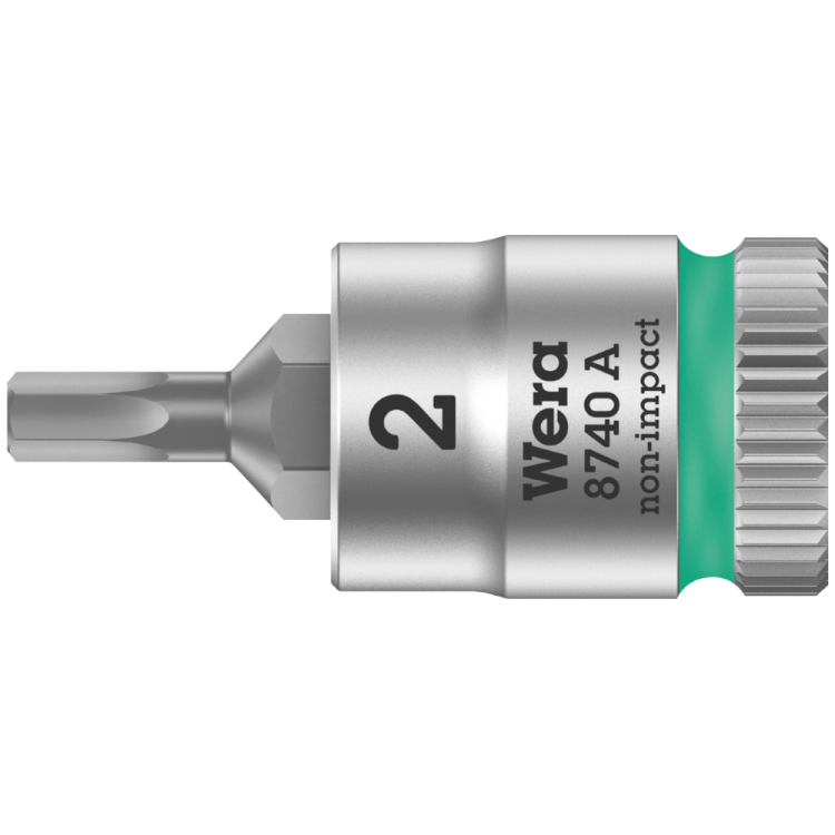 Викруткова головка HEX-Plus Zyklop 8740 A, з приводом 1/4", 2.0мм, 05003330001