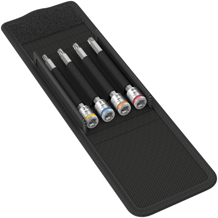 Набір викруткових головок Zyklop 1/4" 8767 A TORX® HF 1, з фіксуючою функцією, 05003375001