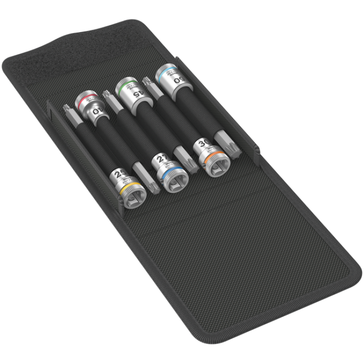 Набір викруткових головок Zyklop 3/8" 8767 B TORX® HF 1, з фіксуючою функцією, 05003185001