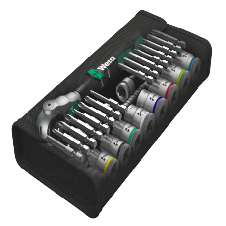 Набір WERA ZYKLOP SPEED 8100 SB 6, привід 3/8", 05004046001, метричний