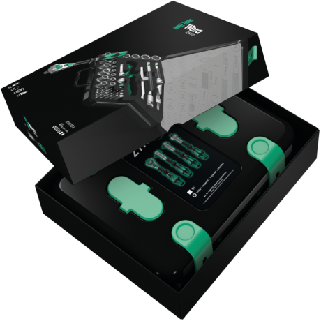 Набір WERA ZYKLOP SPEED 8100 SB 2, привід 3/8", 05003594001, метричний