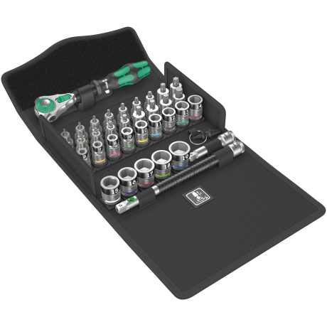 Набір Wera Zyklop Speed 8100 SB All-in, привід 3/8", 05003536001, метричний