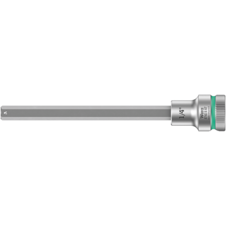 Викруткова головка Zyklop 8740 B HF з приводом 3/8", з фіксуючою функцією, 1/4"x107.0мм, 05003090001