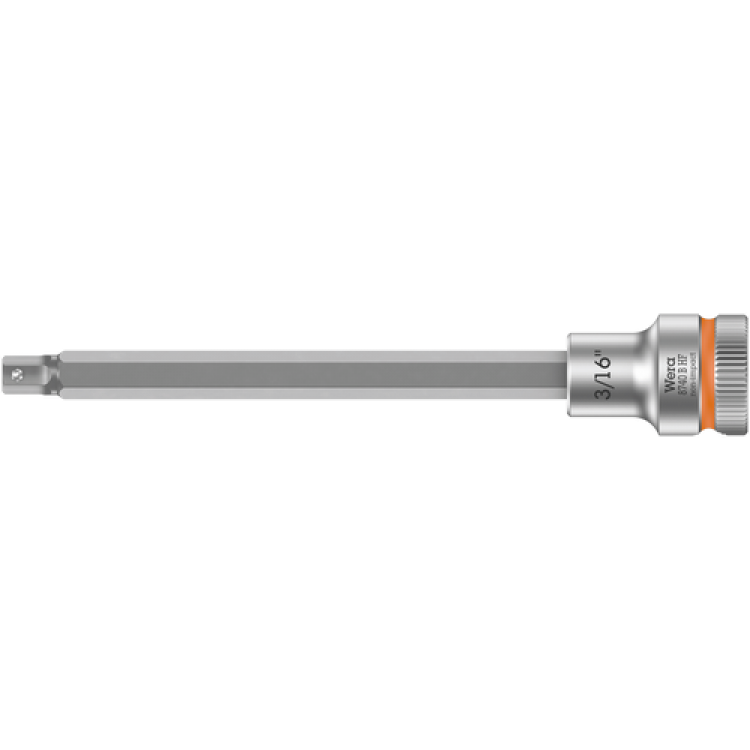 Викруткова головка Zyklop 8740 B HF з приводом 3/8", з фіксуючою функцією, 3/16"x107.0мм, 05003086001