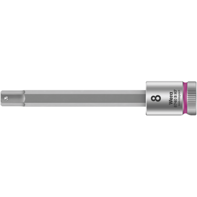 Викруткова головка Zyklop 8740 B HF з приводом 3/8", з фіксуючою функцією, 8x100.0мм, 05003040001