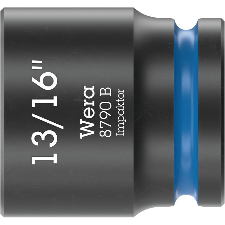 Торцева ударна головка WERA 8790 B Impaktor квадрат 3/8, №13/16, 05005523001
