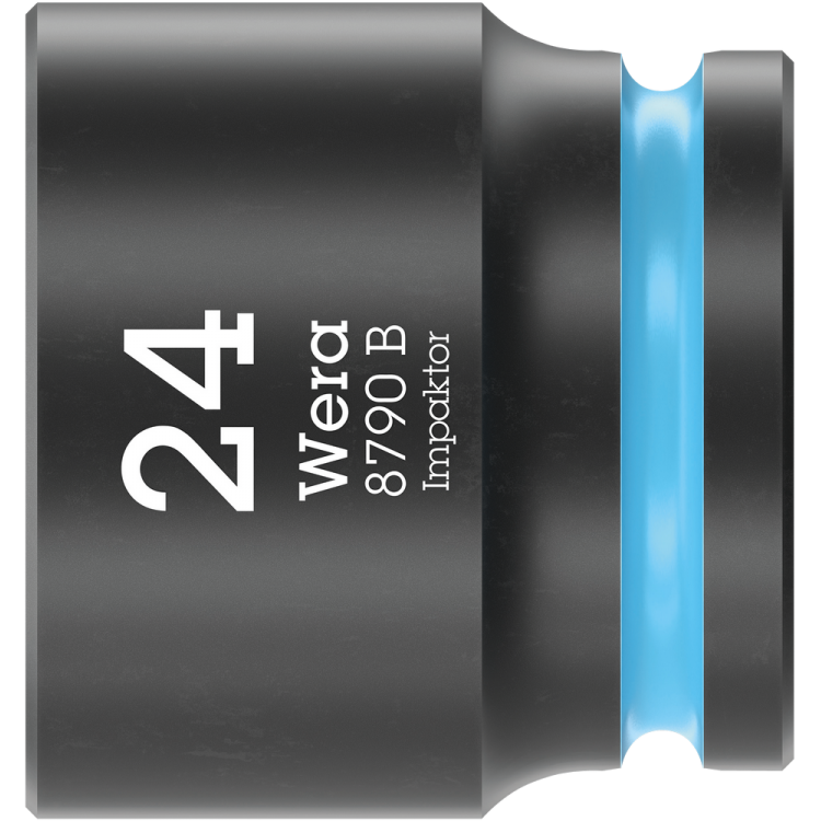 Торцева ударна головка WERA 8790 B Impaktor квадрат 3/8, №24, 05005513001