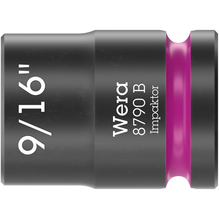 Торцева ударна головка WERA 8790 B Impaktor квадрат 3/8, №9/16, 05005519001