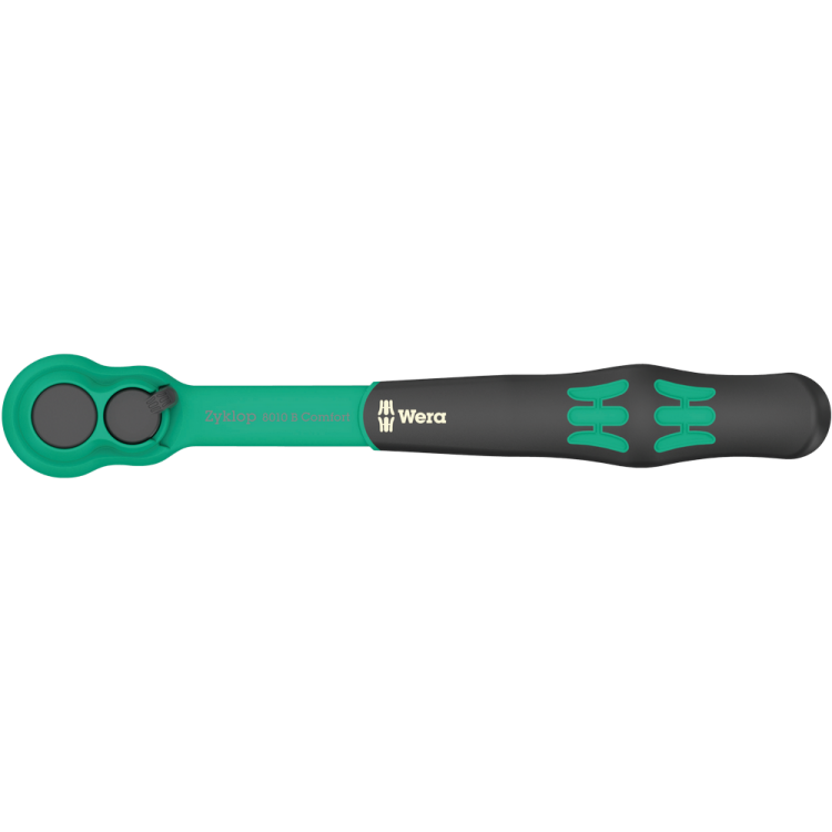 Тріскачка з перемикачем реверсу WERA 8010 B Zyklop Comfort квадрат 3/8, 05005540001