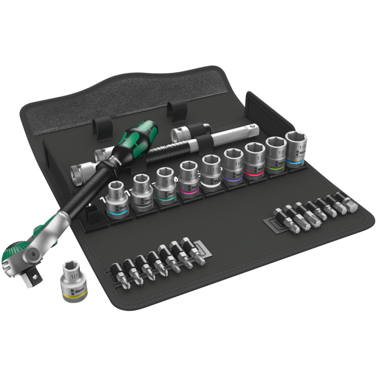 Набір WERA ZYKLOP SPEED 8100 SC 6, привід 1/2", 05004076001, метричний