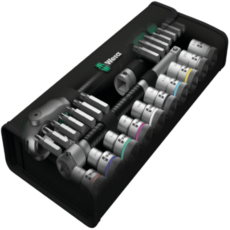 Набір WERA ZYKLOP SPEED 8100 SC 9, привід 1/2", 05004079001, дюймовий