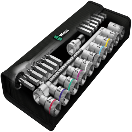 Набір WERA ZYKLOP METAL SWITCH 8100 SC 11, привід 1/2", 05004081001, дюймовий