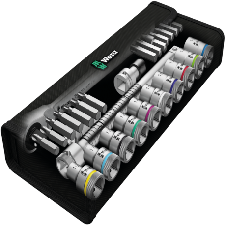 Набір WERA ZYKLOP METAL SWITCH 8100 SC 8, привід 1/2", 05004078001, метричний