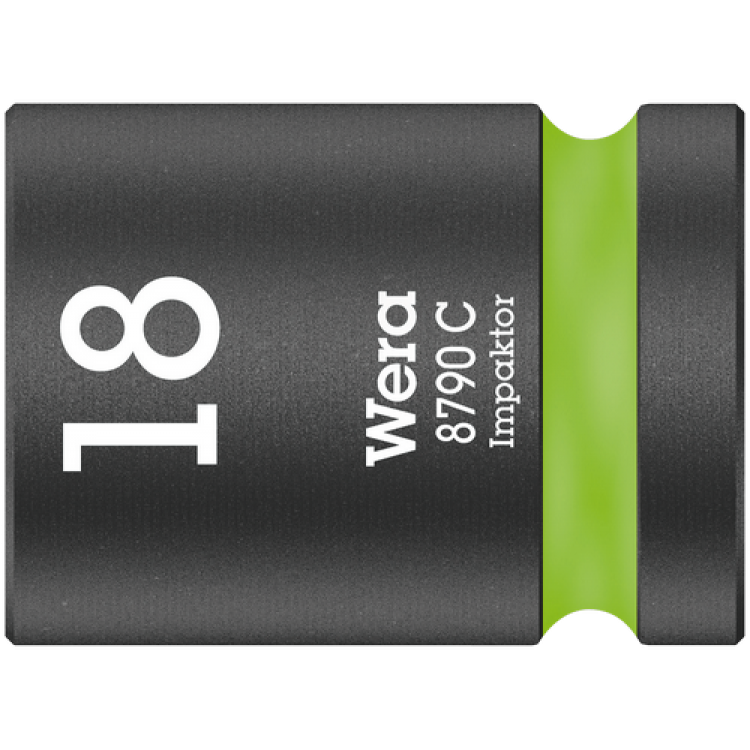 Торцева головка WERA 1/2" 8790 C Impaktor, 05004575001, 18.0×38.0мм