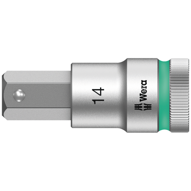Викруткова головка Zyklop 8740 C HF, з приводом 1/2", з фіксуючою функцією, 14.0x60.0мм, 05003827001