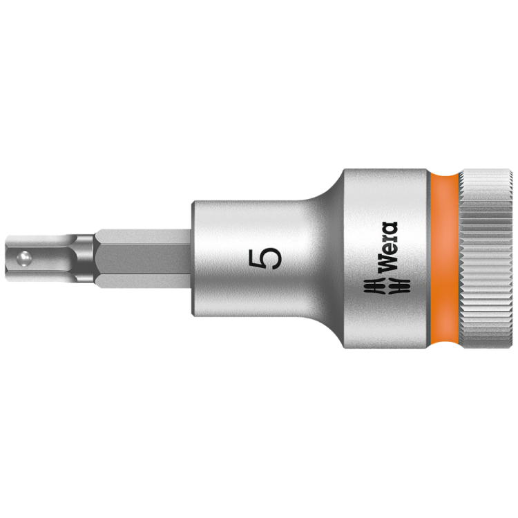 Викруткова головка Zyklop 8740 C HF, з приводом 1/2", з фіксуючою функцією, 5.0x60.0мм, 05003821001